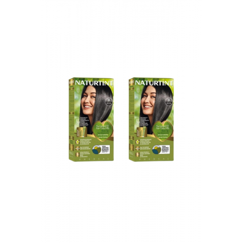 Naturtint 1N Abanoz Siyahı Doğal Saç Boyası 170ML 2'li Set