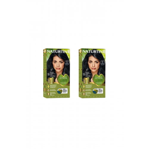 Naturtint 2.1 Mavi Siyah Doğal Saç Boyası 170ML 2'li Set