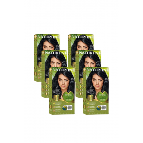 Naturtint 2.1 Mavi Siyah Doğal Saç Boyası 170ML 6'lı Set