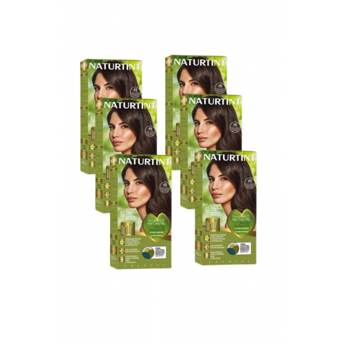 Naturtint 4N Doğal Kestane Doğal Saç Boyası 170ML 6'lı Set