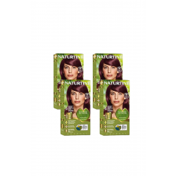 Naturtint 5M Açık Kestane Maun Doğal Saç Boyası 170ML 4'lü Set