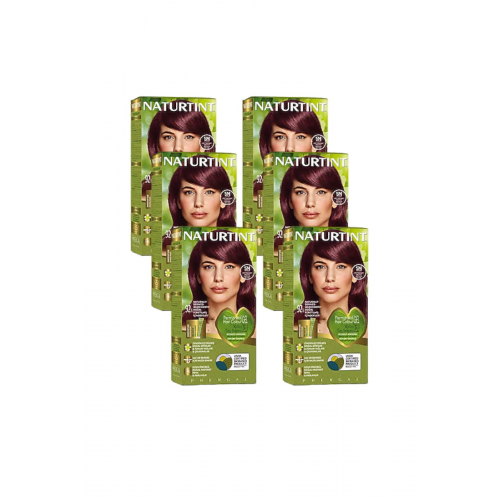 Naturtint 5M Açık Kestane Maun Doğal Saç Boyası 170ML 6'lı Set