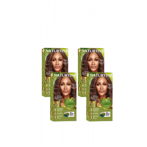 Naturtint 6.7 Açık Çikolata Doğal Saç Boyası 170ML 4'lü Set