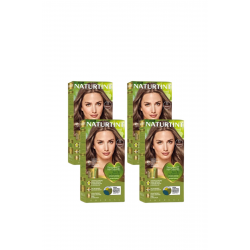 Naturtint 7.7 Doğal Teide Kahvesi Doğal Saç Boyası 170ML 4'lü Set