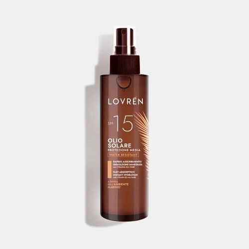 Lovren Solaire Double Sun Sun Oil SPF15 Güneş Koruyucu Güneş Yağı 100ML