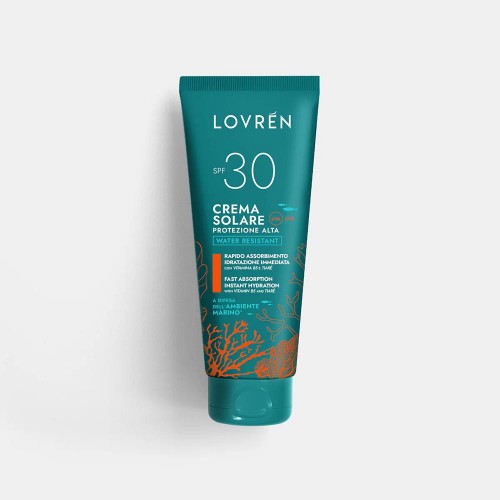 Lovren Solaire Sunscreen High Protection Face Body SPF30 Yüz ve Vücut Güneş Kremi 100ML