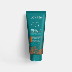 Lovren Solaire Sunscreen Medium Protection Face Body SPF15 Yüz ve Vücut Güneş Kremi 100ML