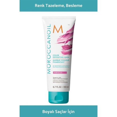 Moroccanoil Depositing Hibiscus Renk Tazeleyeci Bakım Maskesi 200ML