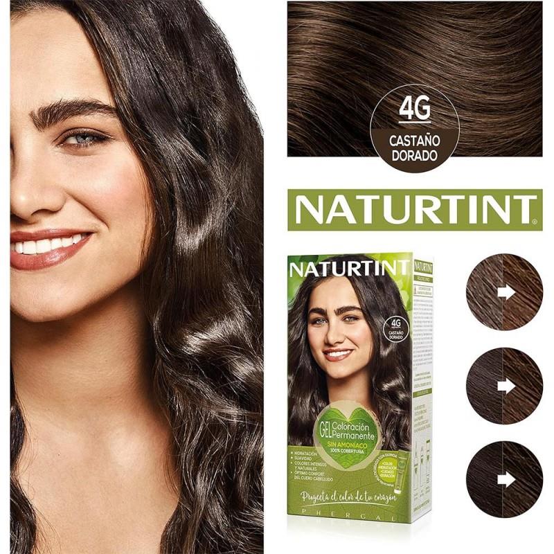 Naturtint 4G Altın Kestane Doğal Saç Boyası 170ML 4'lü Set