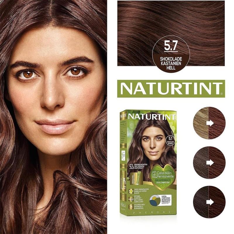 Naturtint 5.7 Yoğun Çikolata Doğal Saç Boyası 170ML 4'lü Set