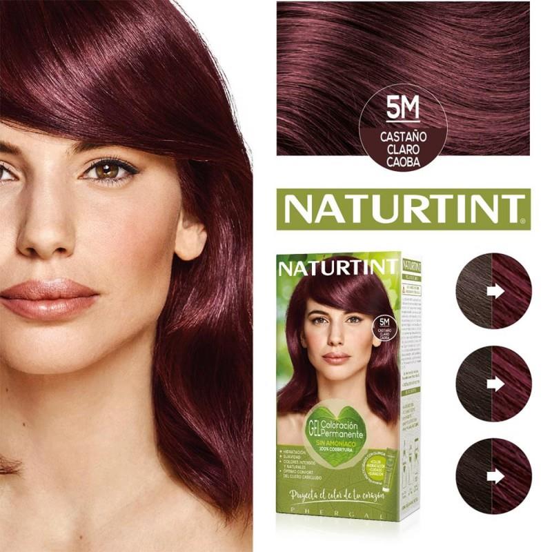 Naturtint 5M Açık Kestane Maun Doğal Saç Boyası 170ML 6'lı Set