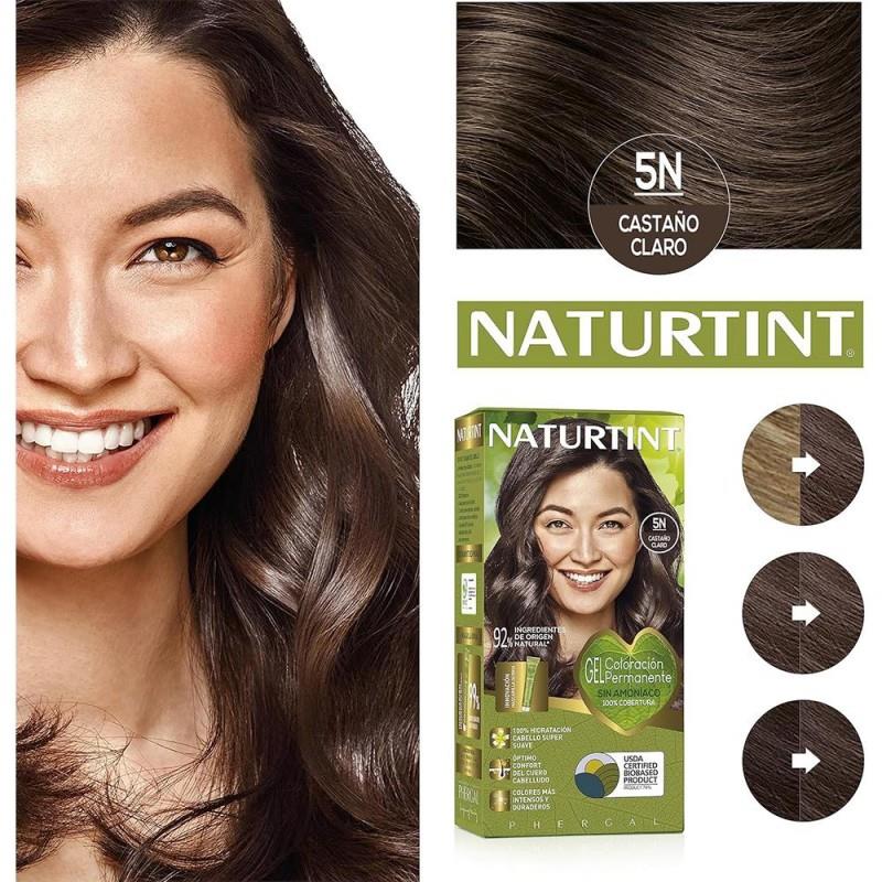 Naturtint 5N Açık Kestane Doğal Saç Boyası 170ML 4'lü Set