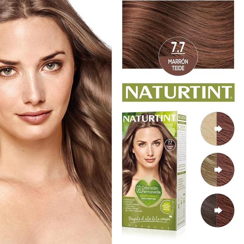 Naturtint 7.7 Doğal Teide Kahvesi Doğal Saç Boyası 170ML 6'lı Set