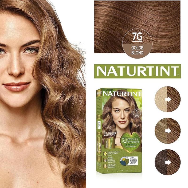 Naturtint 7G Altın Sarısı Doğal Saç Boyası 170ML 2'li Set