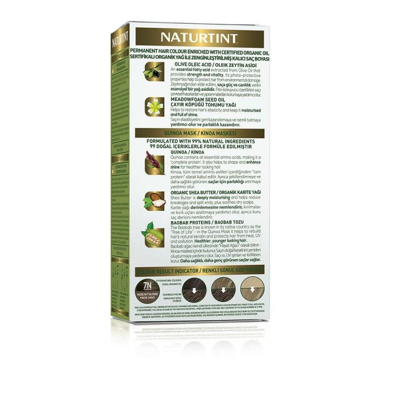 Naturtint 7N Fındık Sarısı Doğal Saç Boyası 170ML 2'li Set